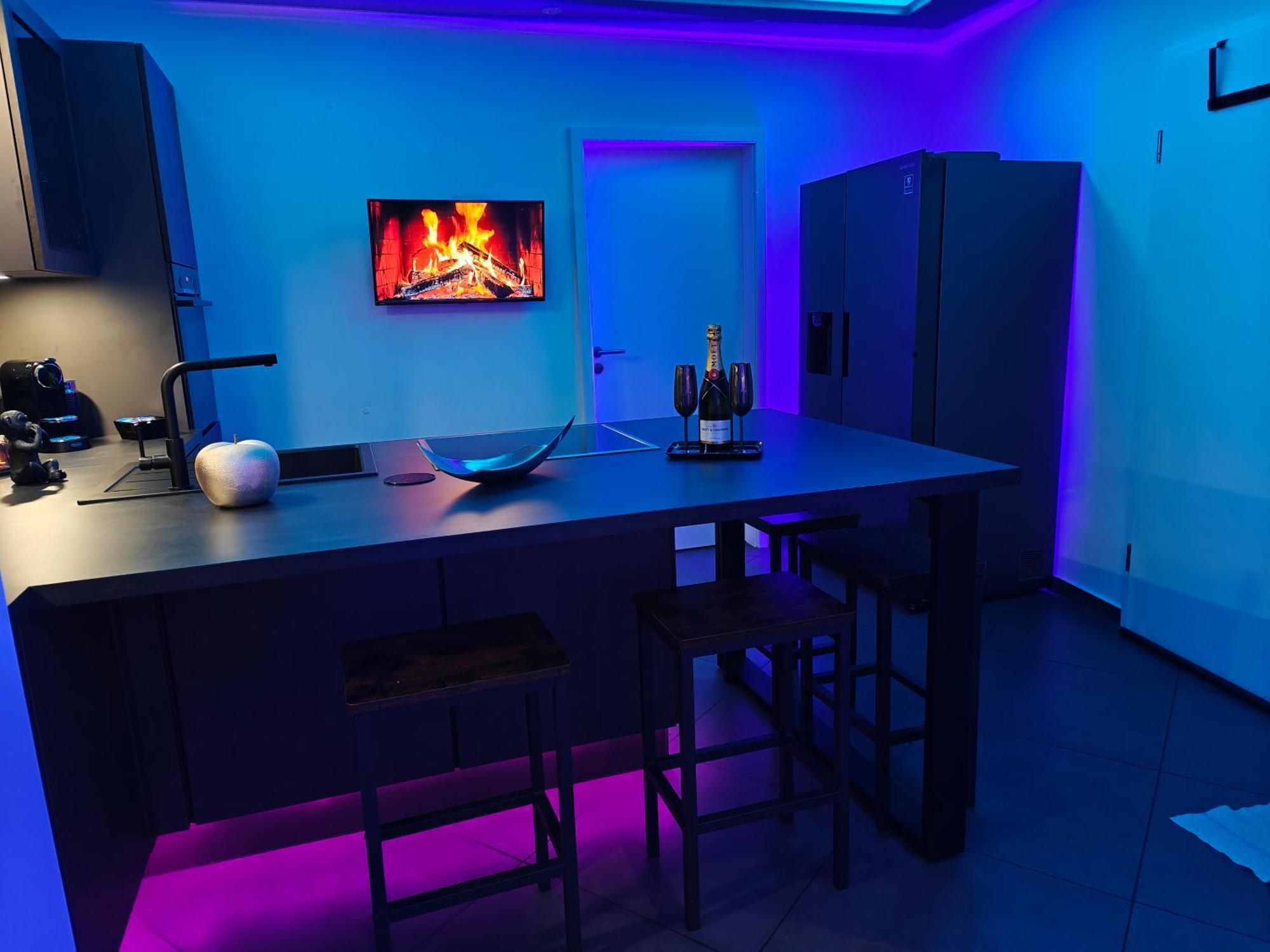 Апартаменты Luxus Loft Whirlpool Designer Kueche Bad Хердеке Экстерьер фото